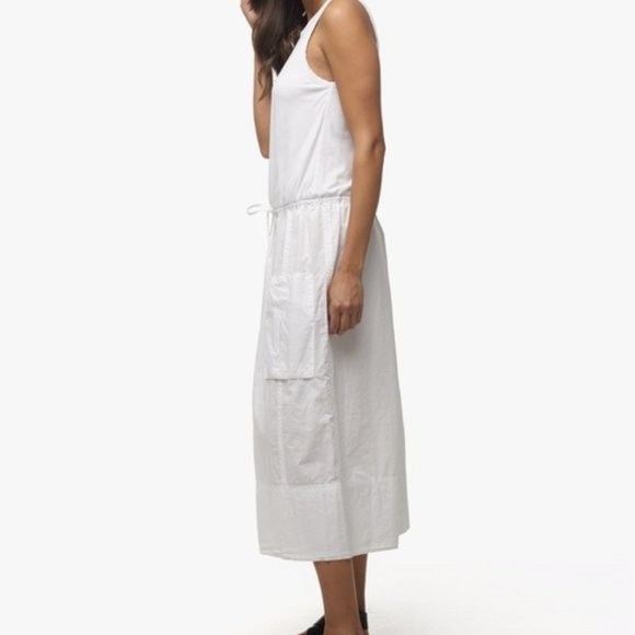 James Perse White Parachute Dress Womens Size 3 - Picture 1 of 4